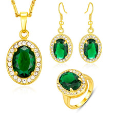 BRZHA Brand Luxury Cubic Zirconia Engagement / Wedding Jewelry Set Silver Plated CZ Women's Jewelry Set Wholesale