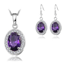 BRZHA Brand Luxury Cubic Zirconia Engagement / Wedding Jewelry Set Silver Plated CZ Women's Jewelry Set Wholesale