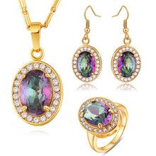 BRZHA Brand Luxury Cubic Zirconia Engagement / Wedding Jewelry Set Silver Plated CZ Women's Jewelry Set Wholesale