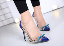 Transparencies High Heels Brand Shoes Pointed Toe Women Pumps