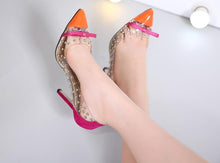 Transparencies High Heels Brand Shoes Pointed Toe Women Pumps