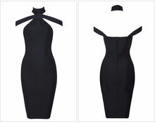 Sexy Off The Shoulder Halter Bandage Dress