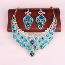welry Sets Wedding Necklace Earring set For Brides bridesmaid Party Accessories Crystal Decoration women