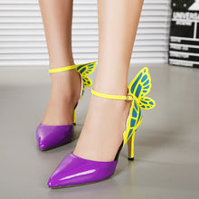 Dream Butterfly buckle pumps sexy pointed toe