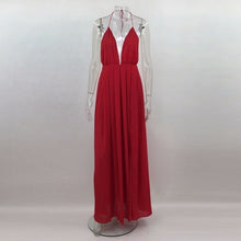 Maxi Dress Women Sexy Backless Evening Party Dresses