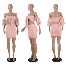 Sexy Party Club Sheath Two Piece Bandage Dress