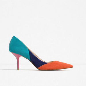 Pointed Toe High Heels Shoes Autumn Pumps