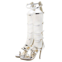 Sexy Buckle High Heels Clubwear Party Stiletto Shoes Gladiator Sandals